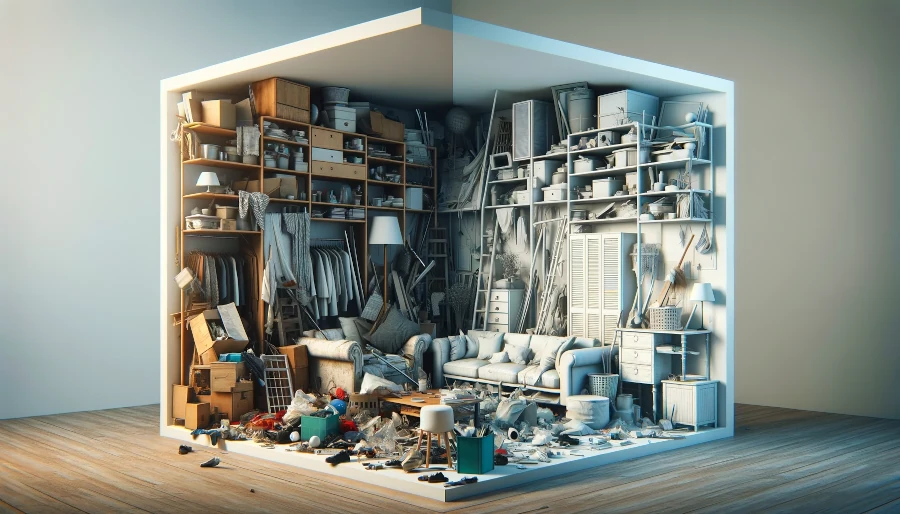 illustratie bij blog: Minimalisme: wie minder heeft, heeft juist meer